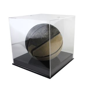 亚克力篮球盒 透明亚克力篮球罩子 篮球展示收纳盒
